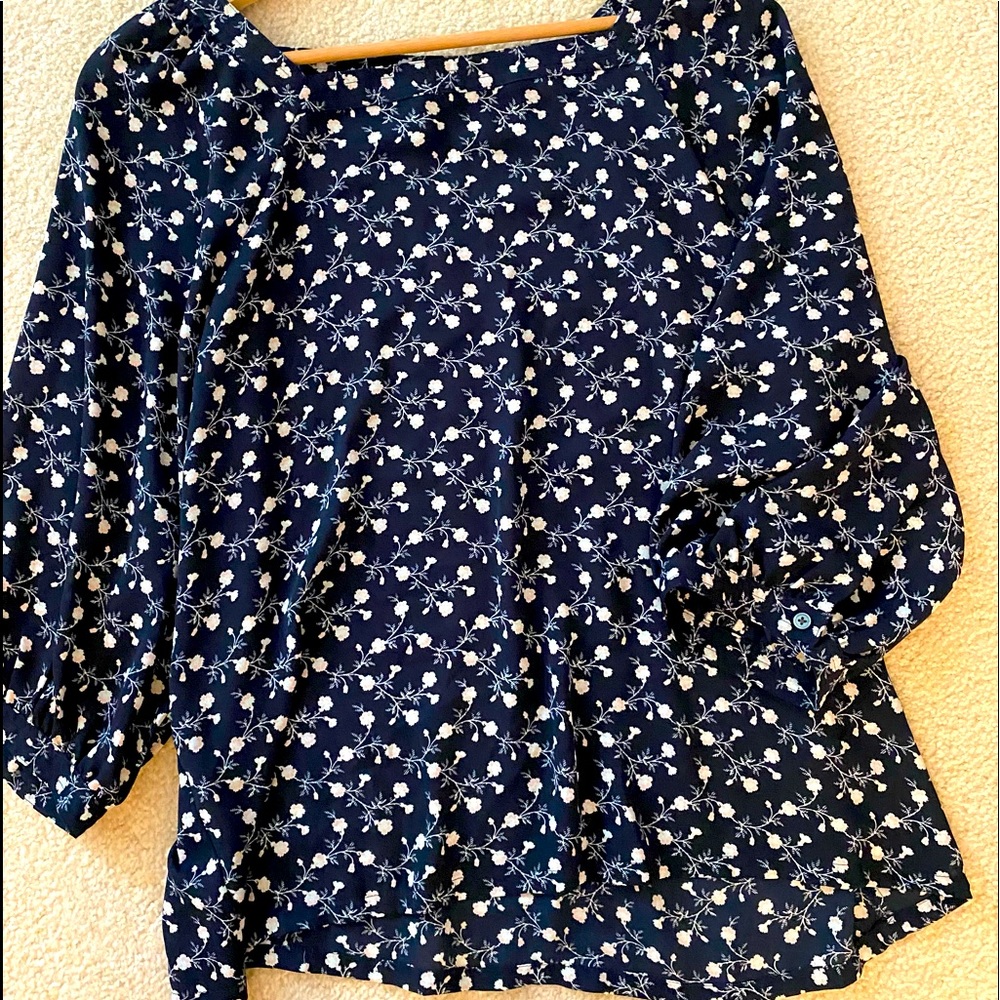 Flowered Loft Blouse